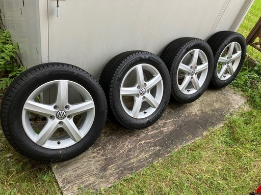 VW16インチホイールセット BS 205/55/R16 1シーズン使用