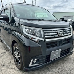 【支払総額29.8万円】カッコいいムーヴカスタムXハイパーSA車検令和9年10月機関良好 内外装良好 不具合無し 修復歴無し！自動ブレーキの画像