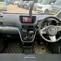 【支払総額29.8万円】カッコいいムーヴカスタムXハイパーSA車検令和9年10月機関良好 内外装良好 不具合無し 修復歴無し！自動ブレーキの画像