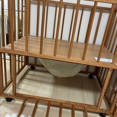カトージ　ミニベビーベッドの画像