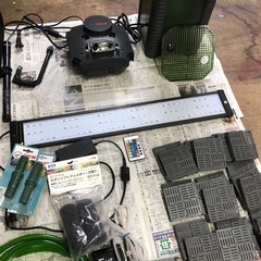 大型水槽90センチ 付属品多数の画像