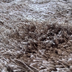 【美品】アルモニア　シャギーラグ　150×200cm グレーの画像