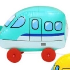 乗り物バッグ乗り物コロコロお散歩セット　の画像