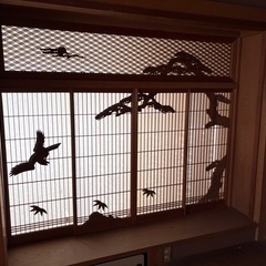【お話し中】床の間  書院戸(４枚)欄間(1枚) の画像