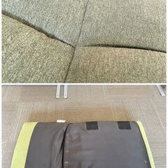 お買い得！ニトリ 座椅子 つながるポケットコイル クーン S グリーン 14段階 リクライニング  一人掛け コンパクト ゆったり幅広座面 Sの画像