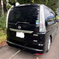 日産　セレナ　ハイウェイスター　Sハイブリッド　黒の画像