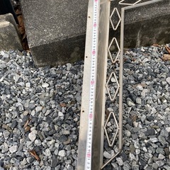 レトロ！！！！デコトラ　ステンレス　ドアバイザーの画像