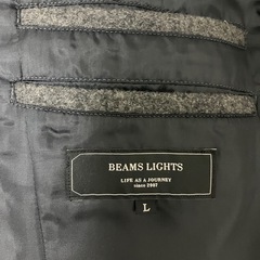 超美品　BEAMS LIGHTS ウール ダブルブレストコートの画像