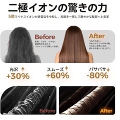 ヘアドライヤー 36m/s瞬間速乾・超軽量 ドライヤー 大風量 マイナスイオン 速乾の画像