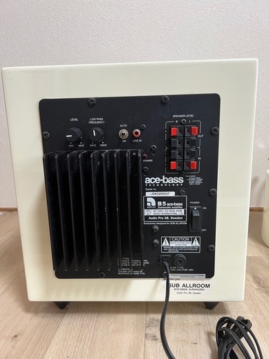 AudioPro ウーファー スピーカー セット ace-bass BRAVO