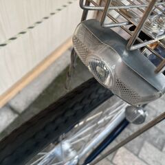 リサイクルショップどりーむ荒田店　No531 自転車　シティサイクル　２７インチ　BRIDGESTONE　ギア内装三段切り替え　LEDオートライト付き♪　オシャレなダークネイビーカラー♪の画像