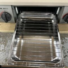 都市ガス ガステーブル リンナイ 右強火 幅56cm KG34NPCBR 2020年製 水無し片面焼きグリル ガスコンロの画像