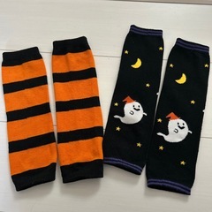 おばけベビーレッグウォーマー　アームウォーマー　子ども用　Halloweenの画像