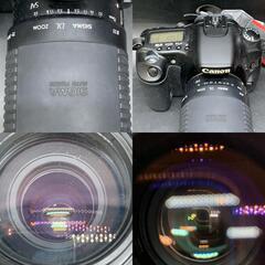 N392　Canon EOS 30D　DS126131　デジタル一眼レフカメラ・レンズセット　SIGMA ZOOM 75-300mm 1:4-5.6　動作未確認 イオスキス キャノン　キヤノンの画像