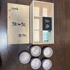 萩焼　湯呑みの画像