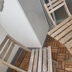 ベランダ用テーブルセット！！の画像