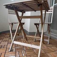 ベランダ用テーブルセット！！の画像