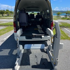 ハイエース　ワイド　ロング　車椅子移動車の画像