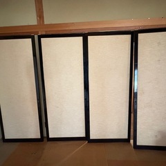 襖 4枚(表裏で柄違い)の画像