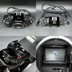 P442　Canon キヤノン 35mmフィルム一眼レフカメラ「Canon A-1」動作未確認　ブラック　ボディ　キャノンの画像