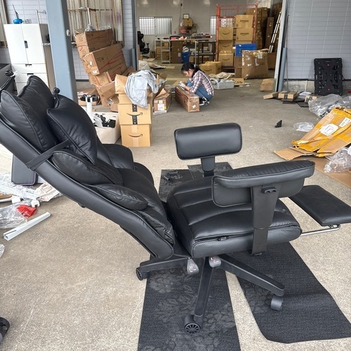未使用品　puレザー 　オフィスチェア　社長椅子