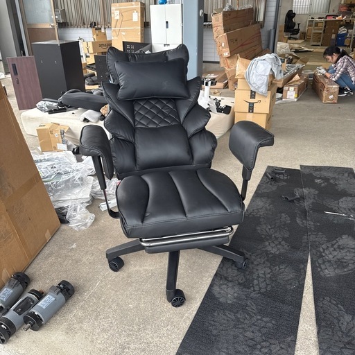 未使用品　puレザー 　オフィスチェア　社長椅子