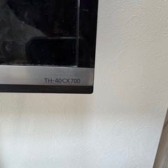 テレビ40V +つっぱり棒スタンド　4K スマートビエラ TH-40CX700の画像