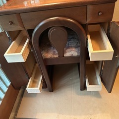 日本製アンティーク調　ドレッサー　化粧台の画像