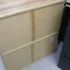 4段チェスト 幅80cm 奥行40cm 高さ88cm 木目調 ミドルブラウン 衣類収納 タンス 箪笥 札幌 手稲の画像