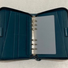 手帳カバー　Davinci 中古　ジッパー式の画像