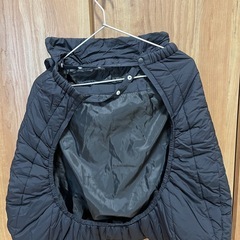 ノースフェイス　ベビーブランケット　抱っこひも取り付けの画像