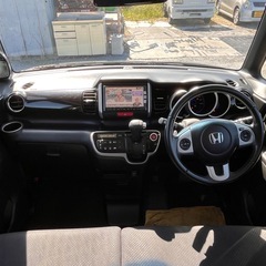 ホンダ N-BOX Custom G.ターボパッケージ Bカメラ Bluetooth DVD アルミホイール 両側電動スライドドア ETCの画像