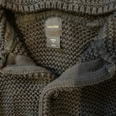 babyGap 男の子 女の子 濃紺カーディガン 80の画像