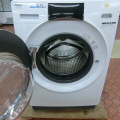 ID 608214　ドラム式洗濯乾燥機　アクア　12K　２０２２年製　AQW-DX12Mの画像