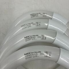 【点灯確認済み！現状品】蛍光灯 NEC 白ささわやか あかるい光 ライフルックD 3波長昼光色 30型 FCL30EX-D/28 計4本 ライト 電気の画像