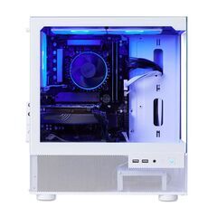 ゲーミングPC Ryzen 7 5700X，GeForce RTX 4060搭載ミニタワーゲ【ピラーレスモデル】の画像