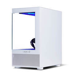 ゲーミングPC Ryzen 7 5700X，GeForce RTX 4060搭載ミニタワーゲ【ピラーレスモデル】の画像