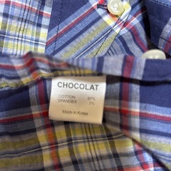 made in korea CHOCOLAT ボタンダウンシャツの画像