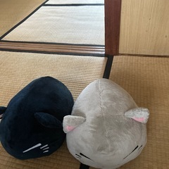 ネムネコBIGぬいぐるみにこ二個の画像
