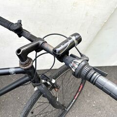 【自社配送は札幌市内限定】MYPALLAS/マイパラス CL266 クロスバイク 6段変速 700C ブラック 自転車 中古【USED】の画像