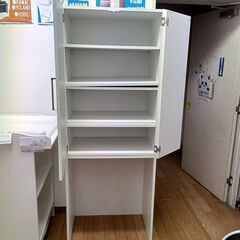★リユースのサカイつくば店★TK6783  収納棚 ホワイト H180×D45×W68 クリーニング済みの画像