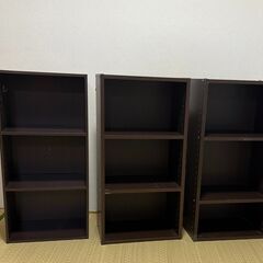 書棚　３つまとめての画像