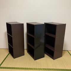 書棚　３つまとめての画像