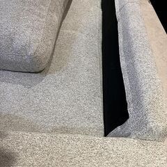 ソファー二人掛け　グレー　取りにきてくださる方限定の画像