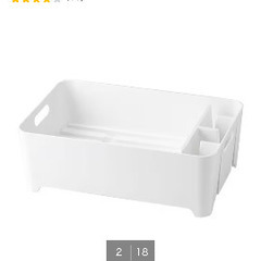【美品】食器 水切り シンプルの画像
