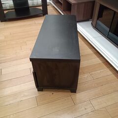 ★リユースのサカイつくば店★TK6785  TV台 ブラック H40×D36×W80 クリーニング済みの画像
