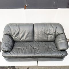 二人掛けソファ（大サイズ）2200円！ グレー 応接室にぴったり♪ 2Pソファ ※セットにできる（小サイズ）が別で出品されていますの画像