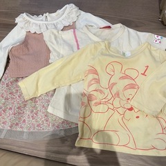 女の子　服 90 まとめ売りの画像