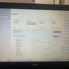 Dell inspirion 3542 Window 10の画像