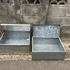 ブリキの収納箱/金属製工具箱用などにの画像